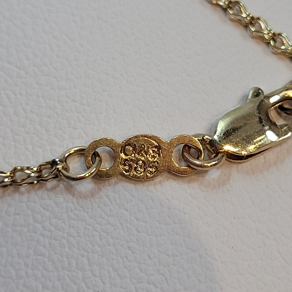 14k Yellow Gold (stamped 585) Chain 22" - Picture 3 of 4